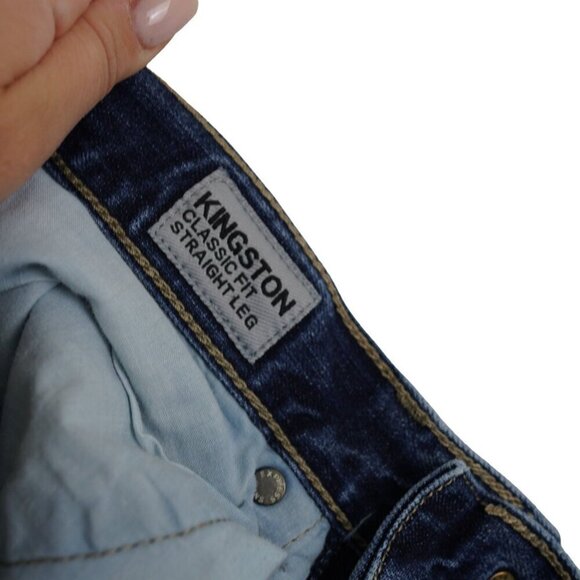 EUC Mens Express Jeans Classic‎ Straight Fit Blue Denim Size 30 x 30 - Picture 7 of 9